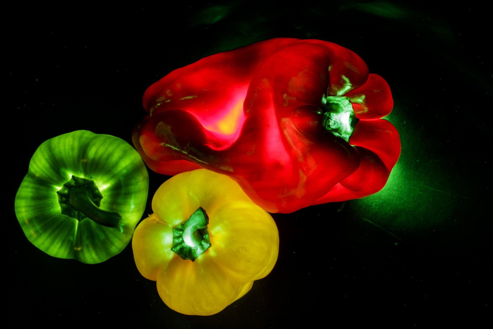 Pimientos luminosos
